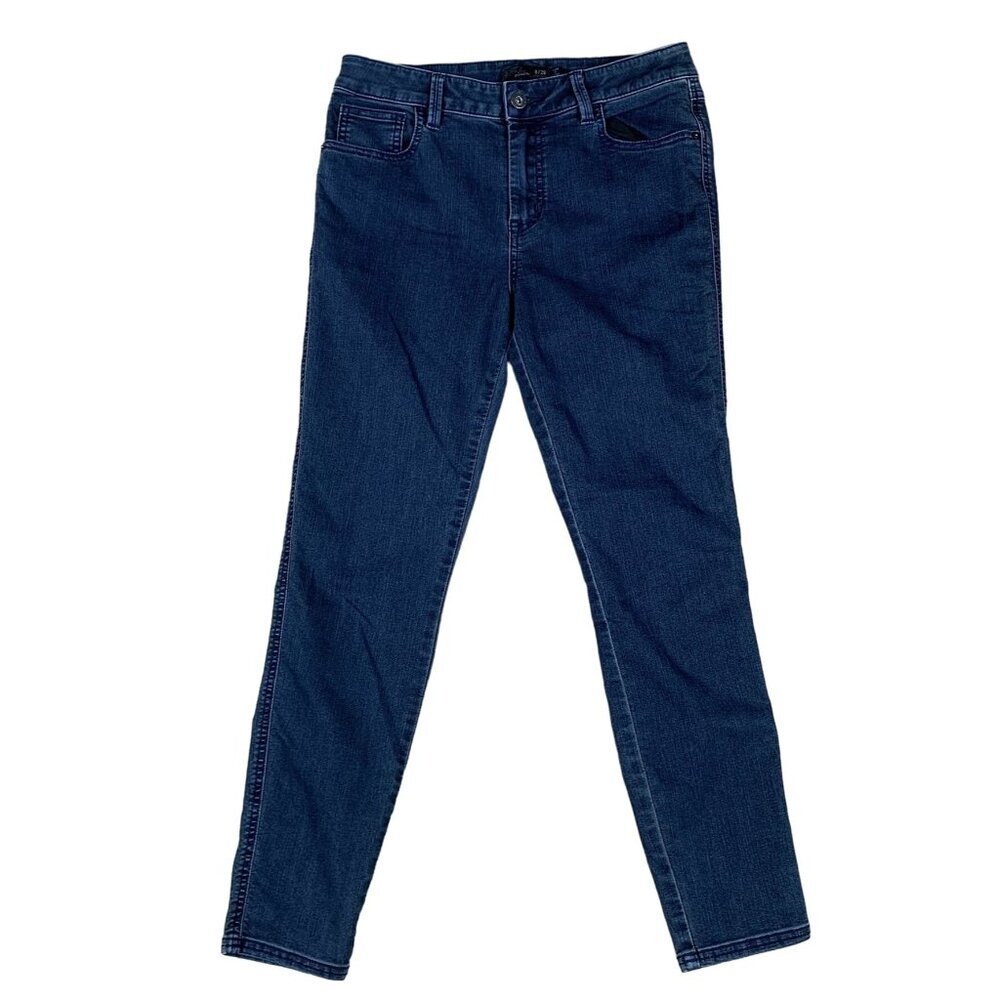 Prana Jeans Womens‎ 8 Dark Wash Organic Cotton Blend Skinny Stretch